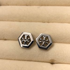 Tory Burch Hexagonal studs! New condition